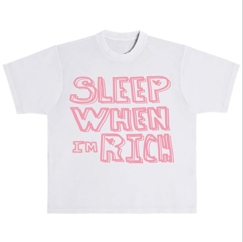 "SLEEPY" OVERSIZED TEE